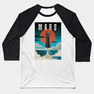 Starship to Mars and beyond Baseball T-Shirt